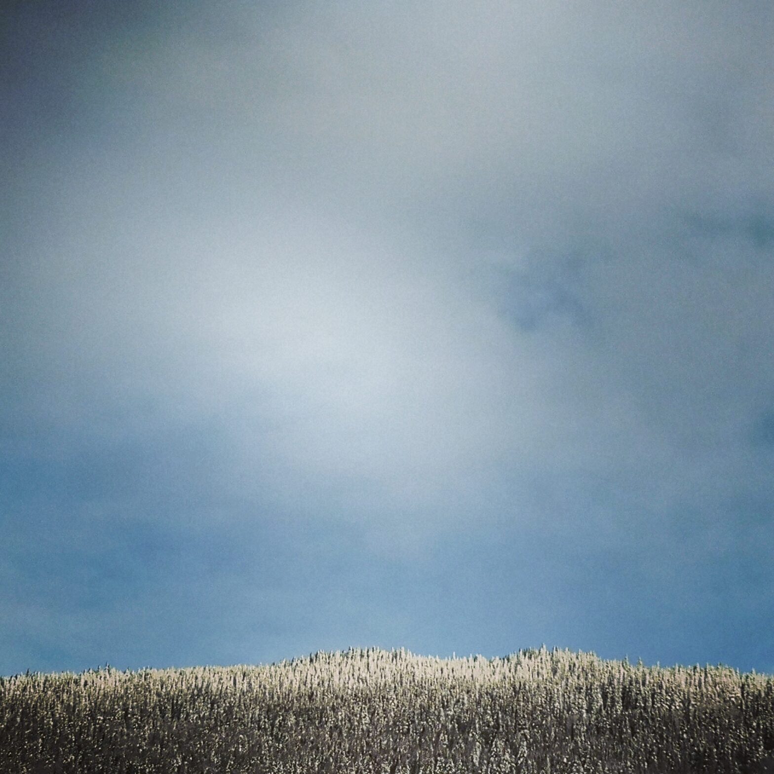 Mountain and sky landscape in Norway