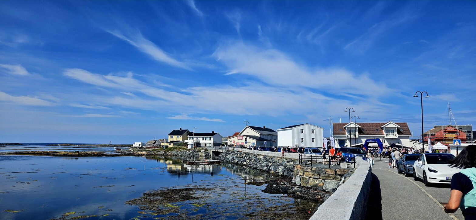 View of the Island "Smøla" in Norway from the road